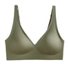 Seamless wireless bra in nude color