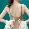 Wireless jelly bra back view on model