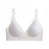 Wireless bra worn under clothing