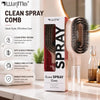 Spray detangling scalp massage brush in beige