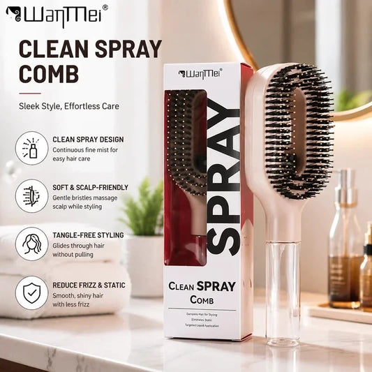 Spray Detangling Scalp Massage Brush