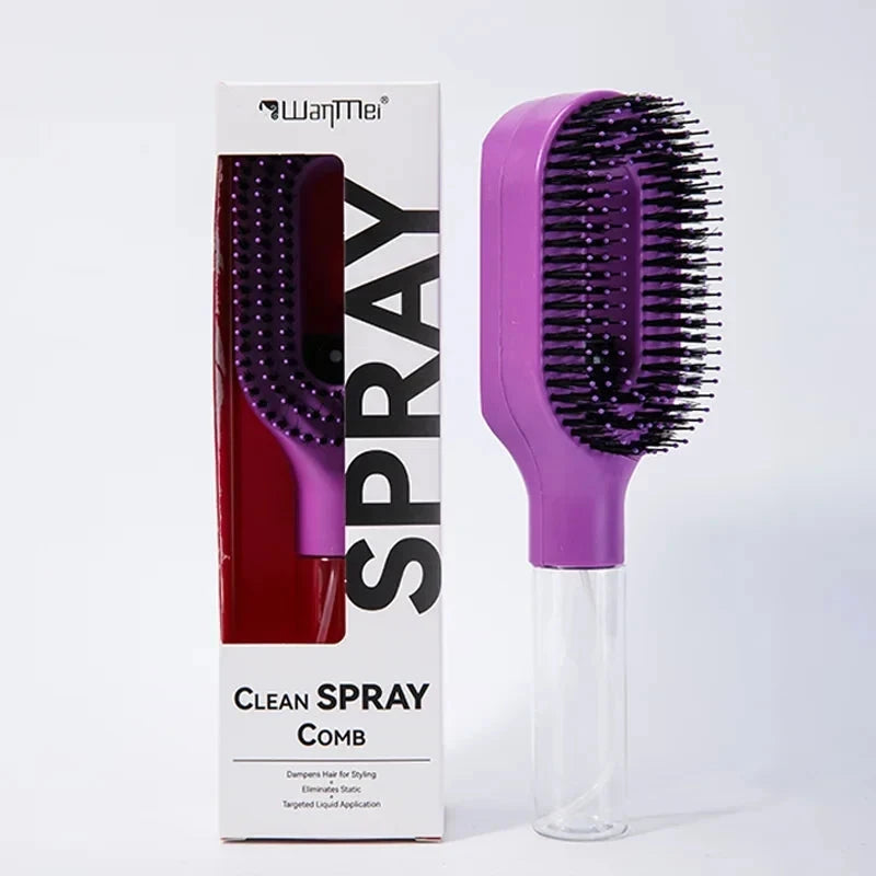 Spray brush cap and nozzle close-up
